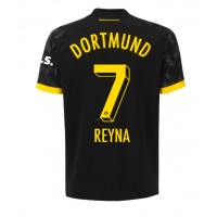 Borussia Dortmund Giovanni Reyna #7 Bortatröja 2023-24 Korta ärmar